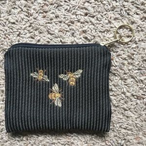 Janine King Designs Handcrafted Bee Coin Purse